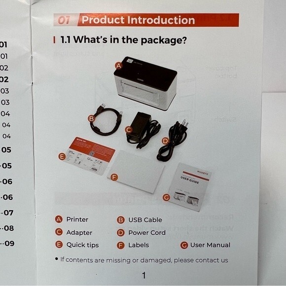 MUNBYN Thermal Shipping Label Printer Green NIB - Picture 8 of 12